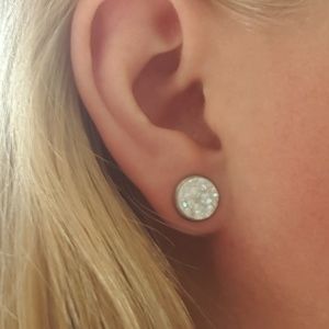 10 mm Druzy Earrings